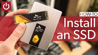 How to Install An SSD in a PC [upl. by Sudaorb]