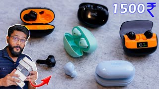 I Tested 5 Wireless Earphones  Best in 1500 Price [upl. by Lyda883]