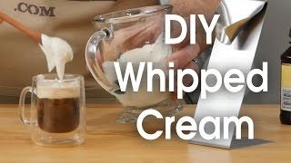 DIY whipped cream in 60 seconds [upl. by Fanchet663]