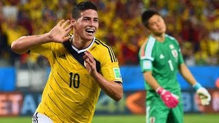 James Rodriguez  Brasil 2014  6 goals [upl. by Aniat]