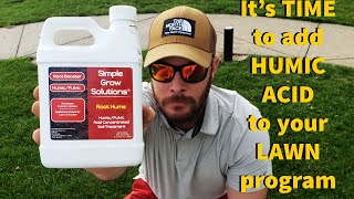 Does adding HUMIC ACID to your LAWN change EVERYTHING BEFORE and AFTER DRONE FOOTAGE [upl. by Aicenad450]