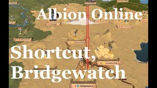 Albion Online  Caerleon to Bridgewatch fast almost safely [upl. by Kentiga]