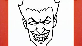 HOW TO DRAW THE JOKER [upl. by Nossaj]