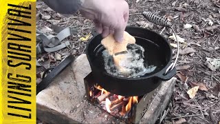 Fish Fry w Cast Iron Pot amp 180 Tack Stove [upl. by Hale548]