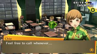 Persona 4 Golden Asking Chie amp Yukiko Straight Out [upl. by Boris]