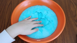 How to Make Iceberg Slime DIY Crunchy Fluffy Slime [upl. by Riegel]