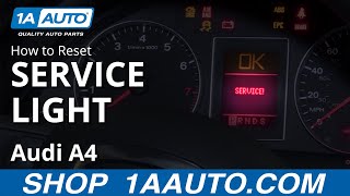 How to Reset Service Light 0409 Audi A4 [upl. by Sisely]