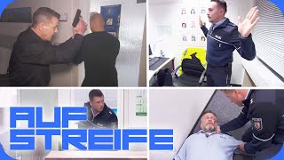 Lebensgefährlicher Einsatz Polizisten auf der Wache in Gefahr  Auf Streife  SAT1 [upl. by Akiret941]