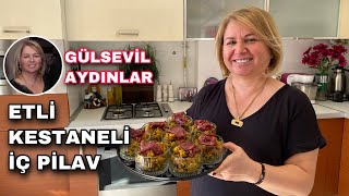 Kestaneli Pilav Tarifi  Etli Baharatlı İnanılmaz Lezzet [upl. by Ynaffets491]