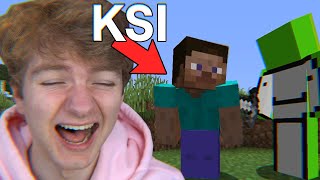 KSI is the funniest minecraft player ever [upl. by Airotciv]