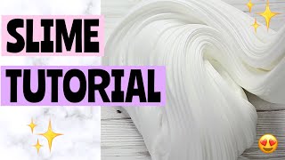 HOW TO MAKE SLIME Simple amp Easy Slime Recipe  2 Minute Easy Slime Tutorial Glue and Borax Slime [upl. by Kroo]