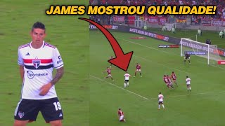 ESTRÉIA DE JAMES RODRÍGUEZ NO SÃO PAULO [upl. by Pascasia]