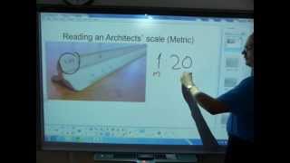 Read an Architects scale decimal [upl. by Nawyt192]