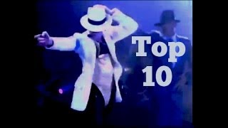 BEST DANCE MOVES  Top 10  Michael Jackson [upl. by Asillim821]