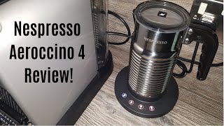 Nespresso Aeroccino 4 Milk Frother Review  Worth upgrading from the Aeroccino 3 [upl. by Jefferson]