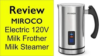 Review Miroco Milk Frother  How to make froth milk at home [upl. by Ettesil]