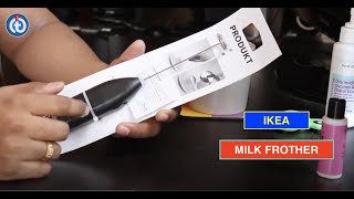 IKEA MILK FROTHER Review amp Battery Installation [upl. by Filipe248]