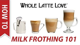 Milk Frothing for Beginners [upl. by Tips105]