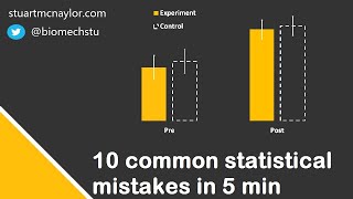 Ten Statistical Mistakes in 5 Min [upl. by Madaih]