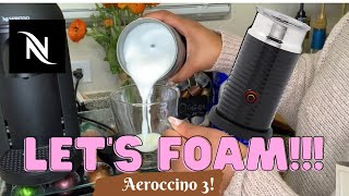 How To Foam Milk With Aeroccino 3 Make Coffee With Foam Tips amp Tricks  Easy Foamed Latte Recipe [upl. by Bores846]