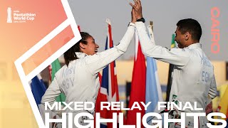 Highlights  UIPM 2020 Pentathlon World Cup Cairo EGY – Mixed Relay Finals [upl. by Enotna213]