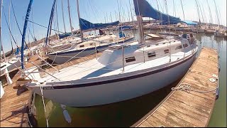 Ericson 32 Sailboat Tour  Sailboat Story 4 [upl. by Tiossem]