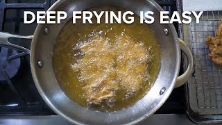 Deep Frying at Home is a GREAT IDEA  A response to Adam Ragusea [upl. by Ehtnax735]