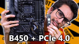 Enabling PCIe 40 on a B450 Motherboard [upl. by Atteve]