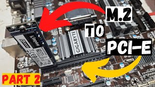 M2 NVME SSD ON PCIE SLOT  M2 NVME to PCIE  Kingston A2000 Performance And Temperatures  Part2 [upl. by Nelg823]